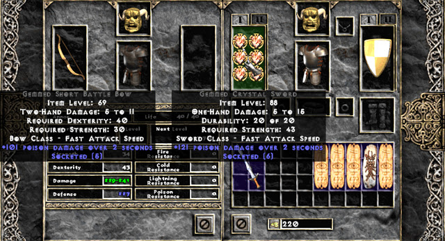 diablo 2 item shop foh call to arms scepter